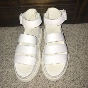 dr. marten platform sandals